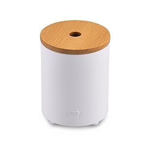 Essential Oil Diffuser, AromaAllure Waterless Portable Mini Oil Diffuser for Car, Office and Closet