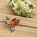 Diamondo Retro Bird Brooch Rhinestone Diamond-Bordered Delicate Alloy Flyer 4038mm
