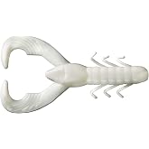 Yum Lures YCW327 Christie Craw White, 3.5