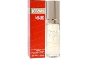 Jovan Musk Eau de Cologne Concentrate Spray, Sexy Cologne for Women, Vegan Formula, 2.0oz