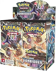 Image of Pokemon TCG: Sun & Moon Forbidden Light Booster Sealed Box | Collectible Trading Card Set | 36 Booster Packs | Over 130 Cards + 5 Prism Star Cards, 8 Pokemon-GX Cards, 6 Ultra Beasts, 15 Trainer C