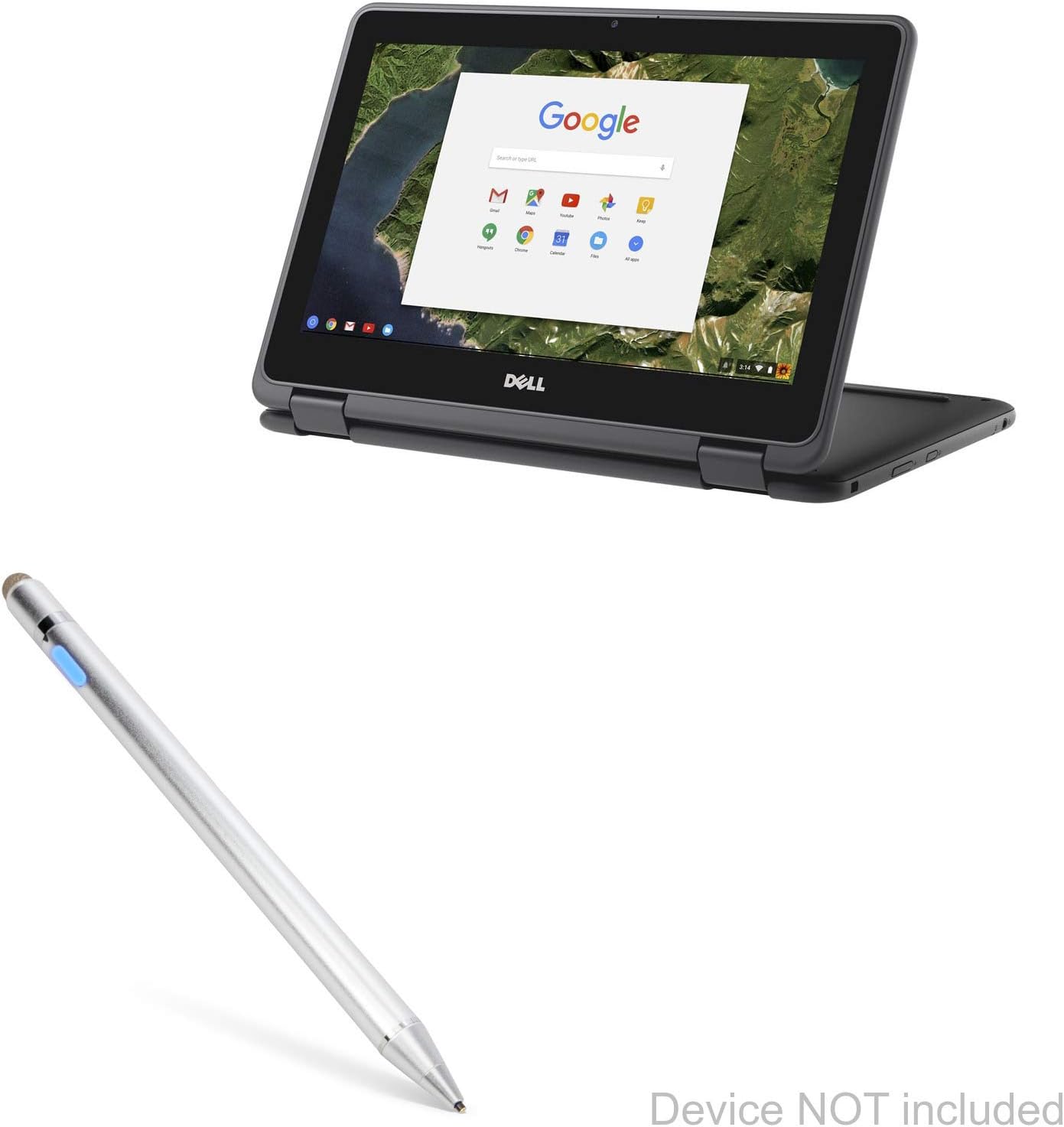 Amazon Com Dell Inspiron Chromebook 11 2 In 1 11 6 In Stylus Pen Boxwave Accupoint Active Stylus Electronic Stylus With Ultra Fine Tip For Dell Inspiron Chromebook 11 2 In 1 11 6 In Metallic Silver Electronics
