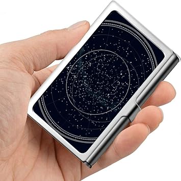 Professionelle Visitenkarte Aus Metall Astronomische Himmelskarte Nordliche Hemisphare Detaillierter Halter Tasche Visitenkartenetui Schlanke Visiten Amazon De Burobedarf Schreibwaren