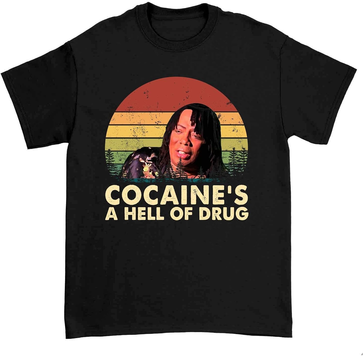 Amazon Com Cocaine S A Hell Of Drug James Dave Chappelle Show Shirt Hoodie Long Sleeve Tshirt 2510 T Shirt Hoodie Dmn Black Clothing