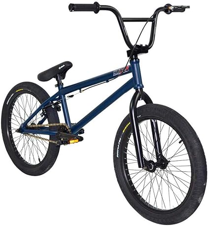 chrome blue bmx