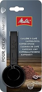 Melitta Kaffeedosierlöffel mit Mengenmarkierungen, Für 8, 10 oder 12 g, Kunststoff, Schwarz, 217618