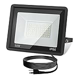 ZHPINGMX 50W LED Flood Light Outdoor, 5000LM Super