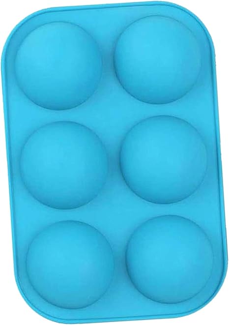 Amazon Fenteer 半球シリコーン型 Diyのベーキングモールド作るためのホットチョコレート爆弾 アイスクリームケーキ ゼリー ドームムース 除去が容易 ブルー 飴 チョコレート型 オンライン通販