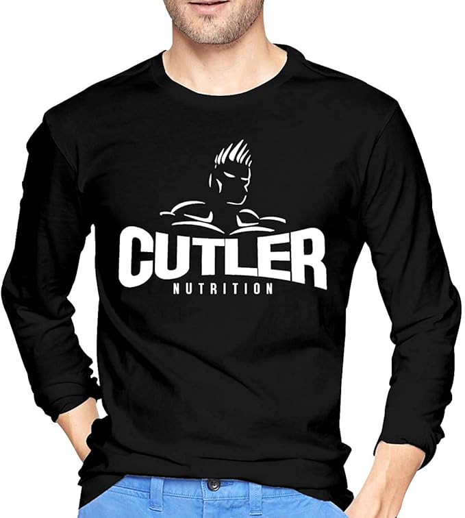 Jay Cutler Logo Mens TShirts Classic Long Sleeve Black ShirtsBlouse