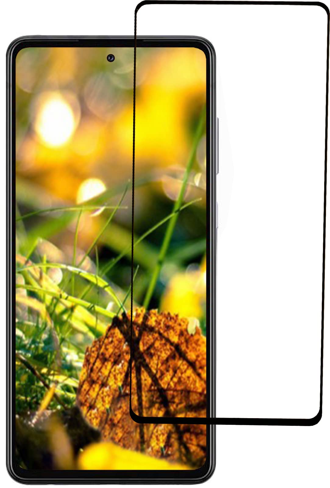 AntilaTech Full Screen Coverage Tempered Glass Protector Compatible with Samsung Galaxy A72 5G - Precision Engineered, Case Friendly, Touch Sensitive and Bubble Free Installation