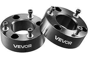 VEVOR 2 Inch Front Leveling Lift Kit for 2004-2025 Ford F150 2WD/4WD, 2003-2018 Expedition, 2005-2008 Lincoln Mark LT, Chassis Level Kit with 2PCS Heavy Duty Forged Aluminum Suspension Strut Spacers