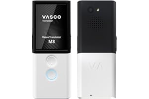 VASCO ELECTRONICS Vasco M3 Language Translator Device | The Only Translator with Free and Unlimited Internet in 200 Countries | Photo Translation | European Brand