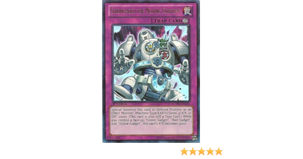 2x Stronghold The Moving Fortress Unlimited Edition Lcyw En101 Ultra Rare Collectible Card Games Accessories Anerabyav Yu Gi Oh Trading Card Game Cards Merchandise