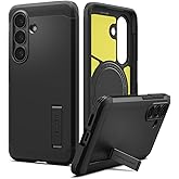 Spigen for Galaxy S26 Plus Case, Tough Armor MagFit [Kickstand] [Compatible with MagSafe] [Military-Grade Protection] - Black