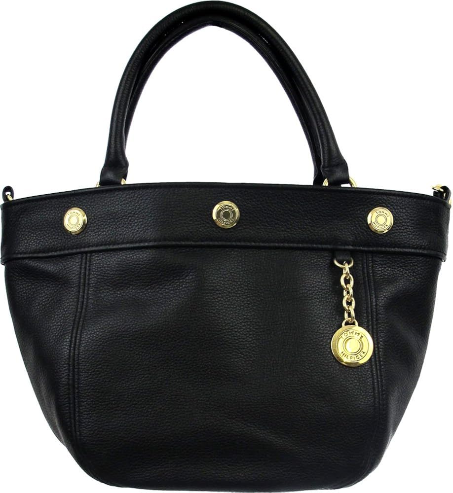 Tommy Hilfiger Classic Convertible Shopper (Black) Handbags