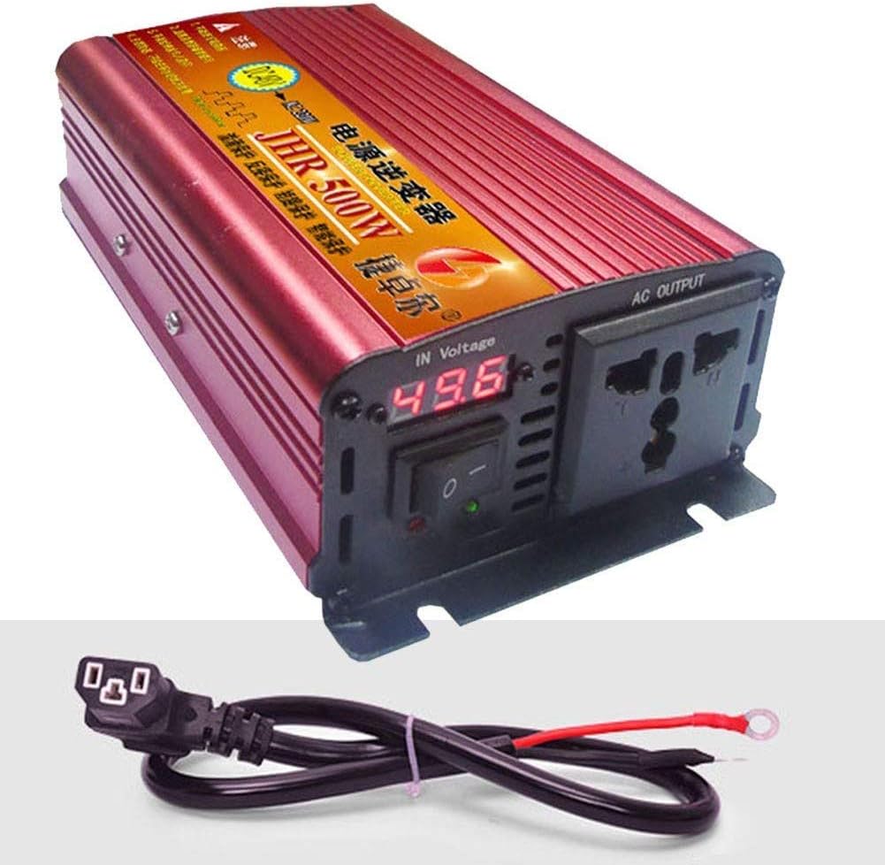 Met lcx 500W 1200W 1700W 2200W 3000W 4000W Portable Auto Car Power Inverter,Dc 36V 48V 60V 72V to 220V Ac Power Converter Dual Ac Outlets 36V-1200W