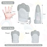Vicloon 2Pack Silicone Teething Mittens Safe Baby Teether Glove 0-12 Months view 2