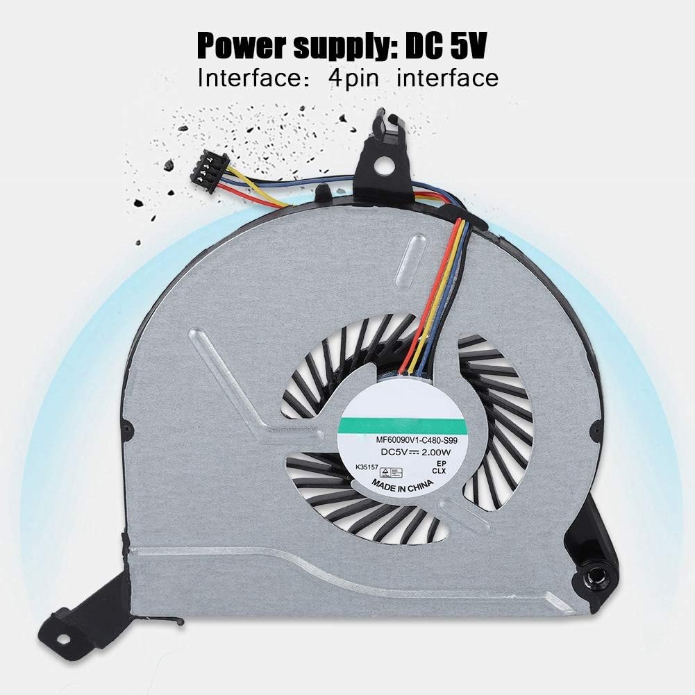DC 5V 4Pin CPU Cooler for HP Pavilion Series Laptop Efficient Internal Cooling Fan Easy Installation - Image 4