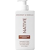 Native Body Lotion Contains Naturally Derived Plant-Based Moisturizers for Women and Men | Restores Dry Skin, Coconut & Vanilla, 16.5 fl oz