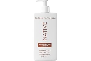 Native Body Lotion Contains Naturally Derived Plant-Based Moisturizers for Women and Men | Restores Dry Skin, Coconut & Vanilla, 16.5 fl oz
