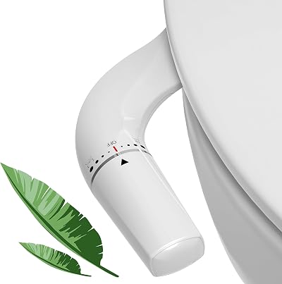 WITHLENT Ultra-Slim Bidet Attachment UK Dual Nozzle Frontal & Rear Wash