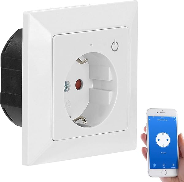 Luminea Home Control Funksteckdose WLAN Unterputz Steckdose mit App fr Siri Alexa GA 3er Pack Smarthome Steckdosen Unterputz