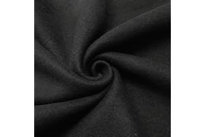 Barcelonetta | Fleece Fabric | Blanket Fabric | 72"X60" | Polar Fleece | Soft, Plush, Anti-Pill | Poncho, Pillow Cover, PJ Pants, Cushion, Liners, Eye Mask (Black, 2 Yards)