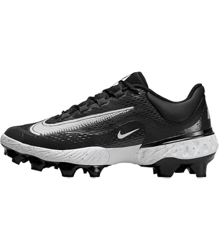 Nike Alpha Huarache Elite 3 Low CK0746-010 Black-White Men\'s Metal Cleats Nike Alpha Huarache Elite 3 Low CK0746-010 Black-White Men  main image 2