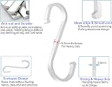 GAViA S Hooks Heavy Duty S Shaped Hangers 10 Pcs White view 5