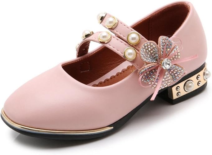 Amazon シンキフォン ガールズシューズ 可愛い 女の子フォーマル 子供靴 きれい ドレス プリンセス 誕生日 結婚式 入園式 発表会 プレゼント 小学生 フォーマル