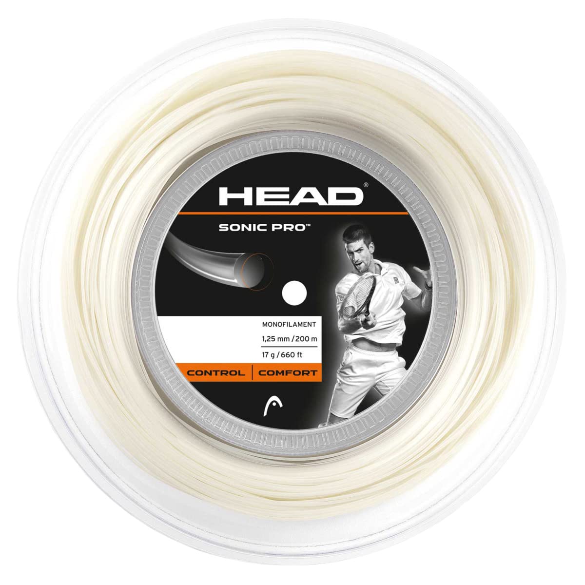 HEAD Unisex - Adult Hawk Rough Reel 120 Tennis String, Anthracite, 16