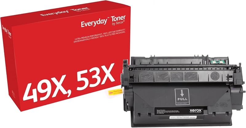 Xerox Black Toner High Capacity Compatible HP 49X 53X Q5949X Q7553X