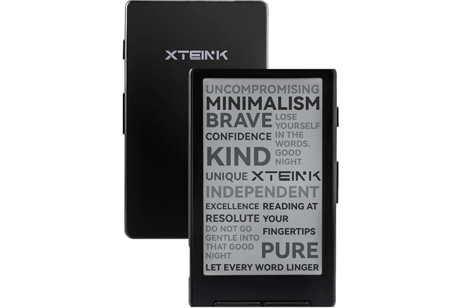XTEINK X4 E-Book Reader (Developer Edition), 4.3" Pocket E-Ink eReader, Physical Page-Turn Buttons, Ultra-Thin 0.23" & 2.72 o