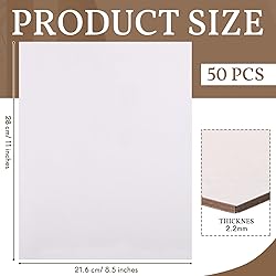 50 Pcs Book Board, Binders Board Chipboard Designer