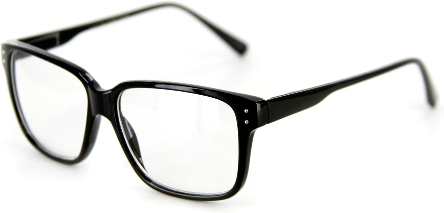 plastic rimless eyeglasses