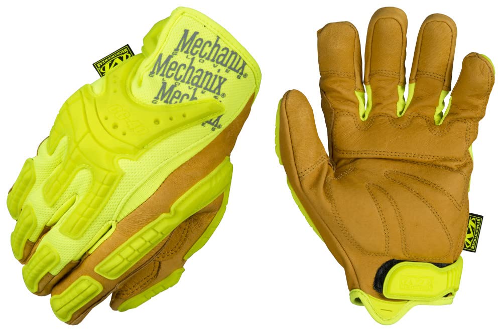 Mechanix Wear: Hi-Viz CG Heavy Duty Work Gloves (Large, Fluorescent Yellow)