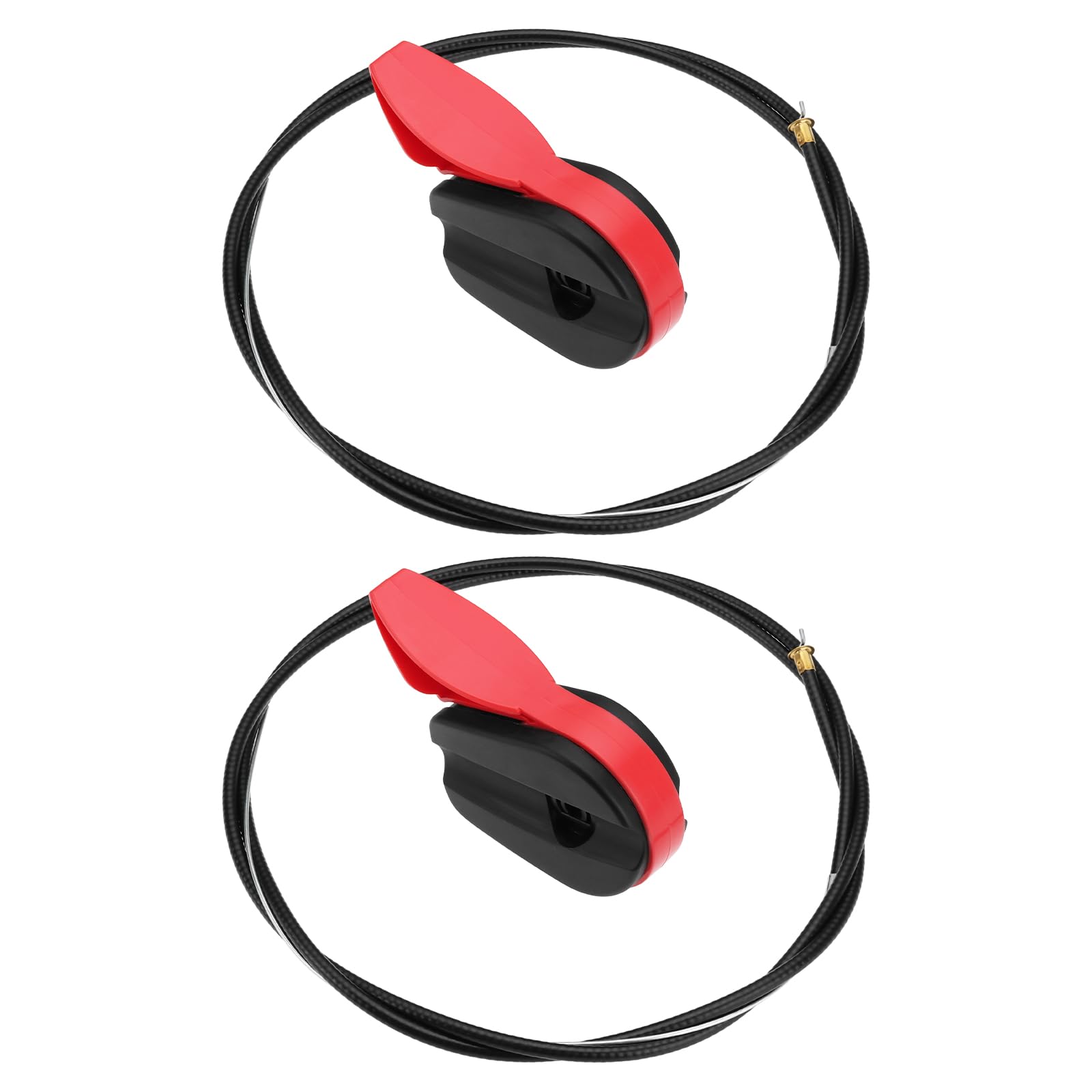 OTOTEC 2 Sets Lawn Mower Control Switches Lawn Mower Throttle Cable Switches Throttle Control Lever Handle Switches with Cable for Garden Manual Lawn Mowers