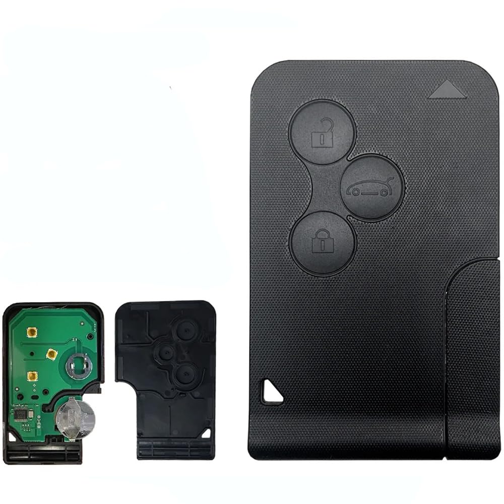 3 Button Smart Card Car Key 433Mhz ID46 PCF7947 Chip For Renault Megane 2 3 Scenic Clio Logan Card Remote Key