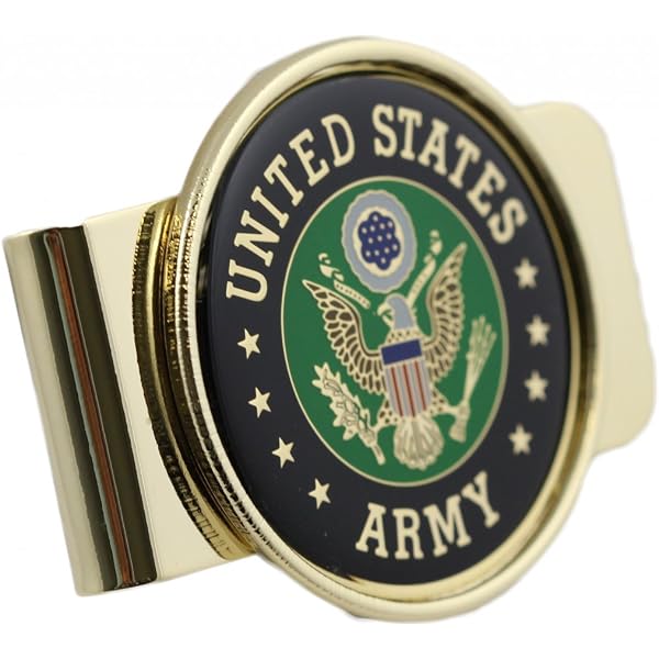U.S. Military Vietnam Veteran Money Clip – Brass Construction, Enamel Finish – New With Tags