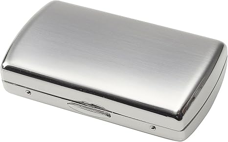 Amazon Co Jp 坪田パール タバコ ケース レギュラーサイズ 70mm 手巻きタバコ スリム ニッケルサテン 1 81 ホーム キッチン