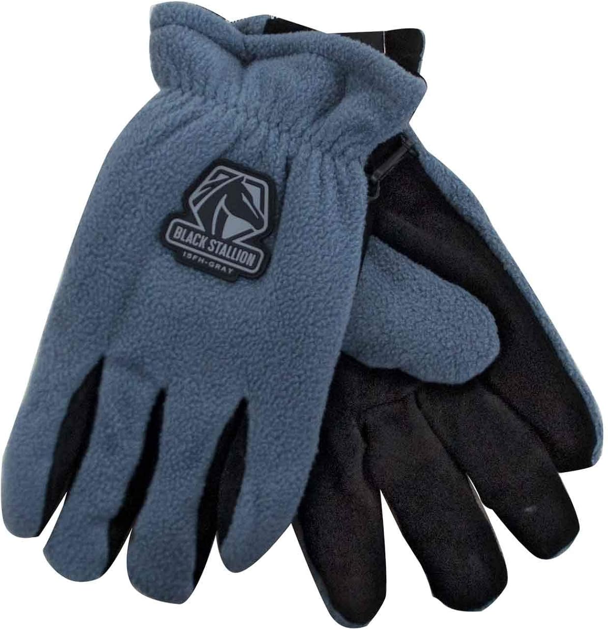 Revco Black Stallion 15FHGRAY Polar Fleece/Cowhide Winter Gloves, X