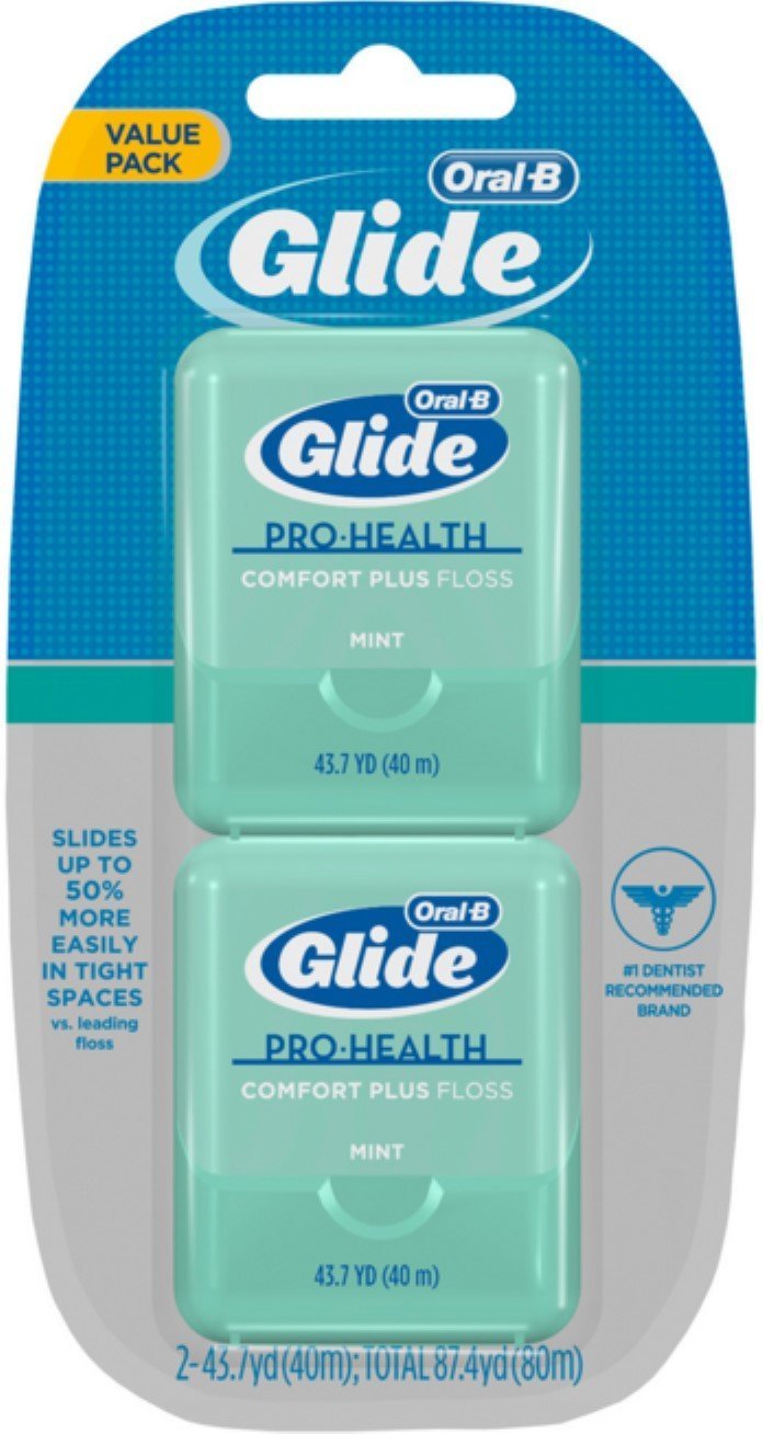 Oral-b glide Pro-health Comfort Plus floss mint - 2 ct (037000203414)