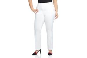 Rekucci Curvy Woman Ease into Comfort Barely Bootcut Plus Size Pant