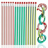 WINOMO 50pcs Colorful Bendy Soft Pencils with Eraser Kids Writing Gift