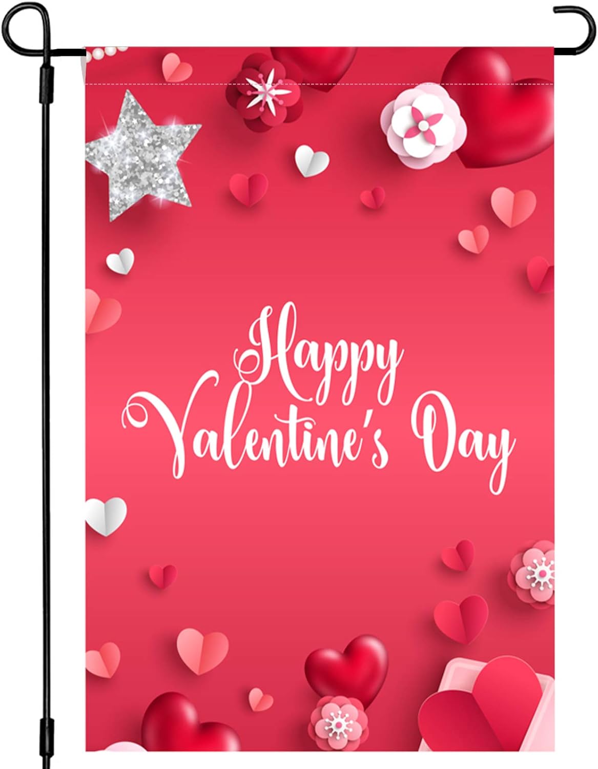 NEDOGEX Valentines Day Garden Flag, 12x18 Inch Valentine