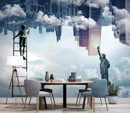 Shah 3d Wallpaper Tv Background City Cloud Wallpapers 3d Wall