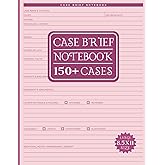 Case Brief Notebook: Mega 150+ Templates for Case Brief Notetaking for Law School Students with additional Planner, To Do Lists & more