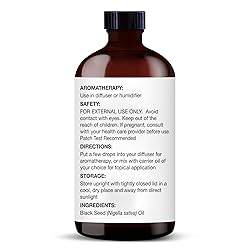 Majestic Pure Black Seed Essential Oil with Glass