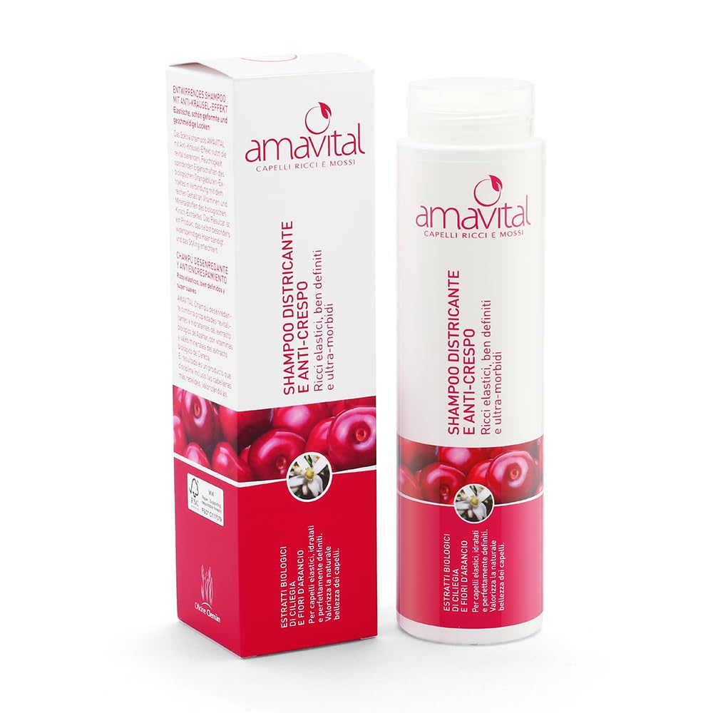 Oficine Clemàn Shampoo - Detangling, Anti Frizz, Curly & Wavy Hair, 250ml