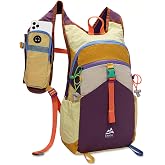 UtiaMiaoGonGo 15L Small Hiking Backpack Travel Daypack Colorful Lightweight Packable Foldable Casual Backpack for Women Men